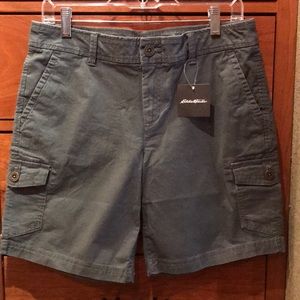 Eddie Bauer Shorts Adventure Stretch Dark Smoke